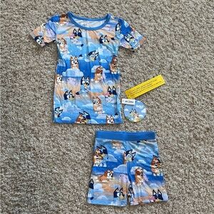 Little Sleepies Kids Unisex Bluey Sleepytime Two-Piece Pajama Set. Size 3T. NWT!